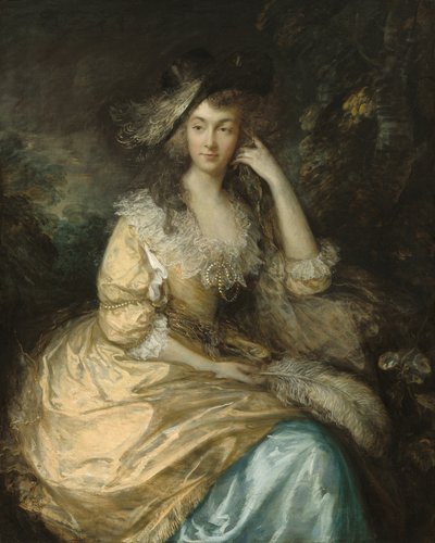 Frances Susanna, Lady de Dunstanville, c.1786 door Thomas Gainsborough